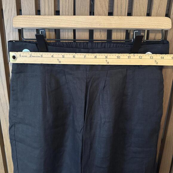 FREE THE LABEL Monaco Linen Wide Leg Black Pants Women’s Size Medium NWT! - Picture 4 of 11